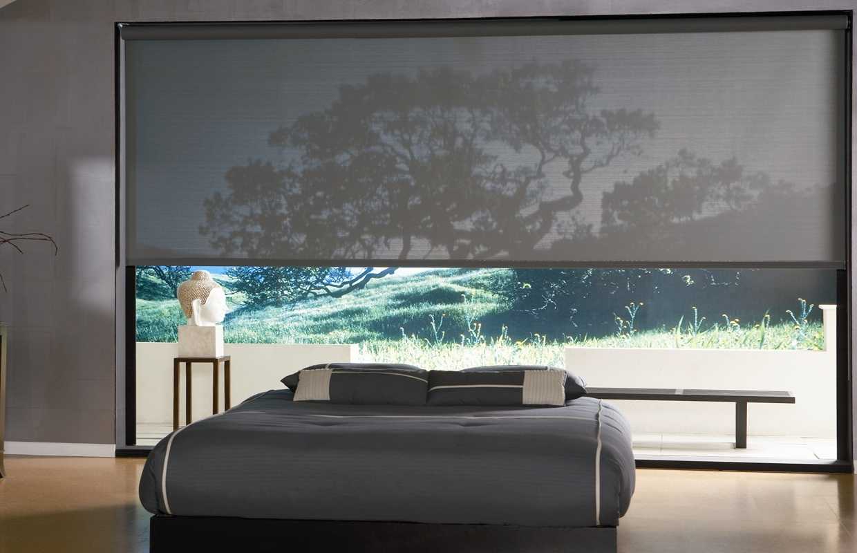 Cortina Rolô screen quarto goiania